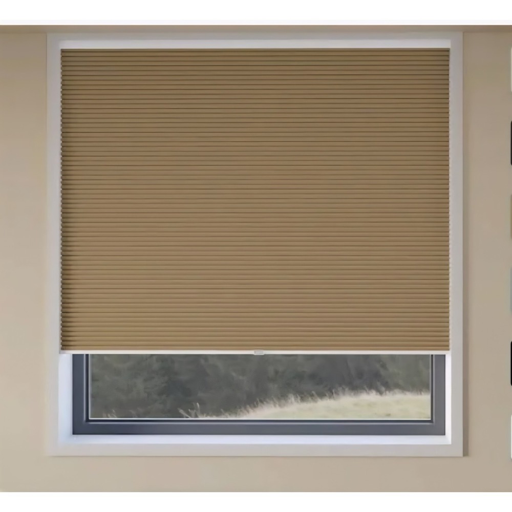 Cordless Blackout Cellular Shades for Windows 28 Wide X 36 Long Beige